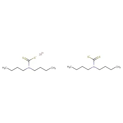 100kg 136-23-2 Kẽm Dibutyl Dithiocarbamate ZDBC（BZ）C18H36N2S4Zn