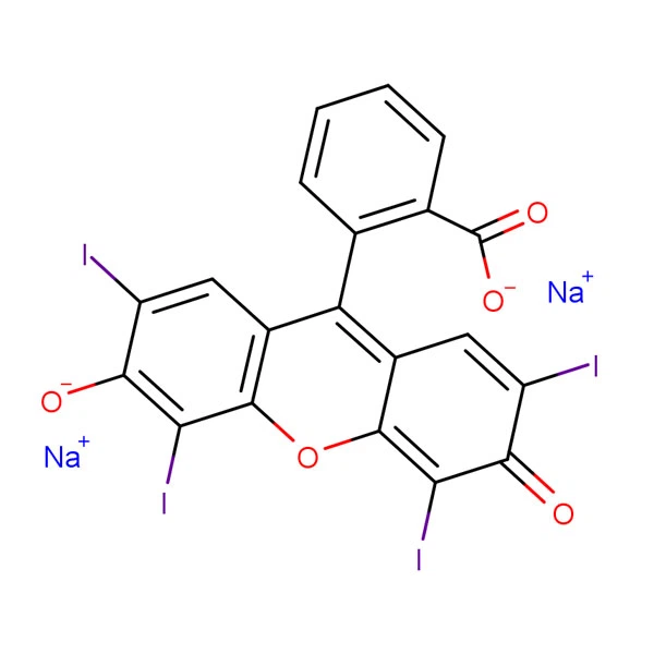 1 tấn 568-63-8 ERYTHROSIN XANH C20H6I4Na2O5